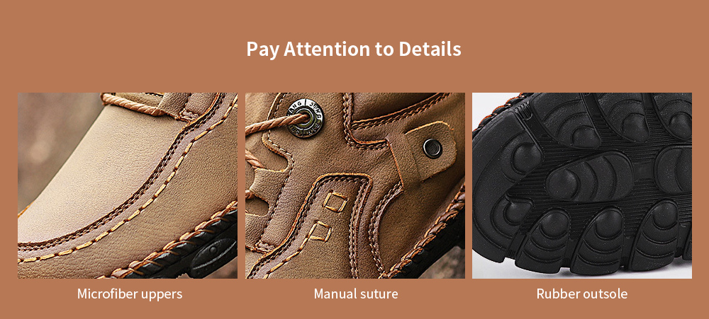 Men's Casual Shoes Summer Outdoor Shoes Tooling Shoes Handmade Leather Stitching Men's Large Size - Golden 40 Men's Casual Shoes Summer Outdoor Shoes Tooling Shoes Handmade Leather Stitching Men's Large Size - Golden 40