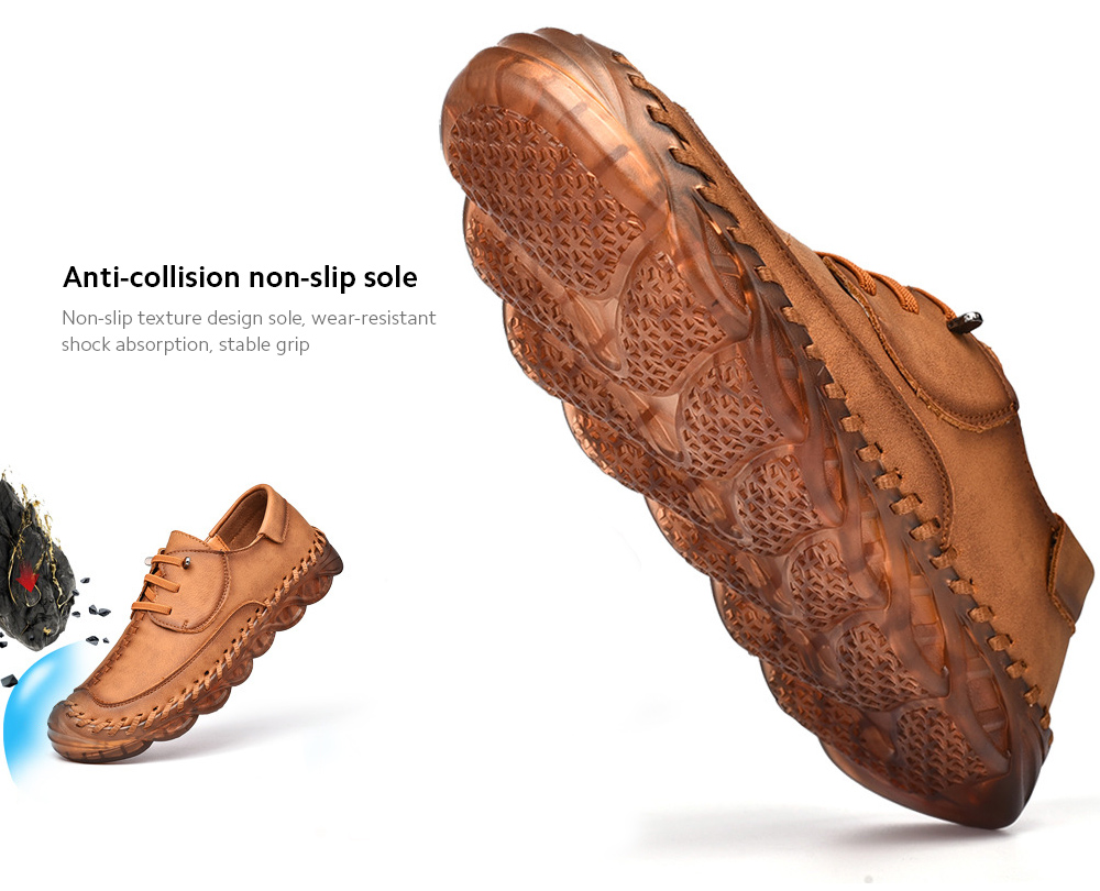 Spring Large Size Handmade Shoes Men's Breathable Trend Peas Shoes Thick Bottom All-match Casual Shoes - Green 587 38 Spring Large Size Handmade Shoes Men's Breathable Trend Peas Shoes Thick Bottom All-match Casual Shoes - Green 587 38