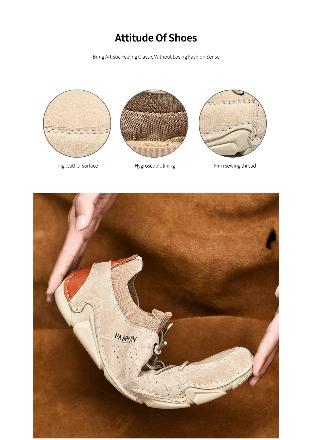 Men Pigskin Materials Casual Flat Shoes Outdoor Tide All-match Peas Shoes Large Size Soft Bottom Breathable Footwear - Gray EU 47 Men Pigskin Materials Casual Flat Shoes Outdoor Tide All-match Peas Shoes Large Size Soft Bottom Breathable Footwear - Gray EU 47