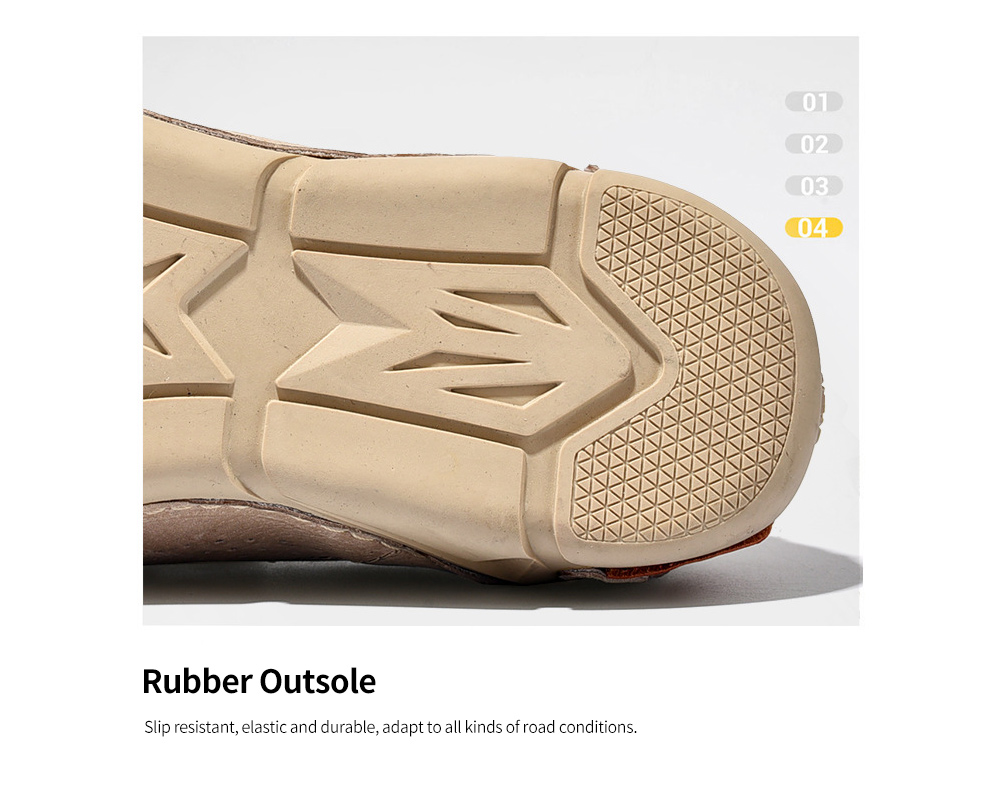 Men Pigskin Materials Casual Flat Shoes Outdoor Tide All-match Peas Shoes Large Size Soft Bottom Breathable Footwear - Gray EU 47 Men Pigskin Materials Casual Flat Shoes Outdoor Tide All-match Peas Shoes Large Size Soft Bottom Breathable Footwear - Gray EU 47