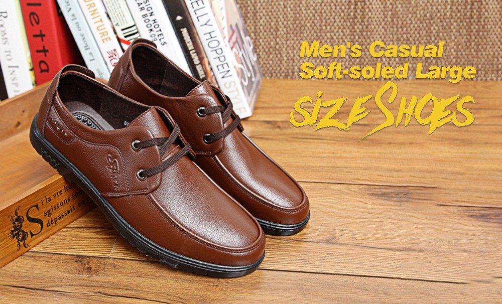 Men's Casual Soft-soled Shoes - Handsome black 46 Men's Casual Soft-soled Shoes - Handsome black 46