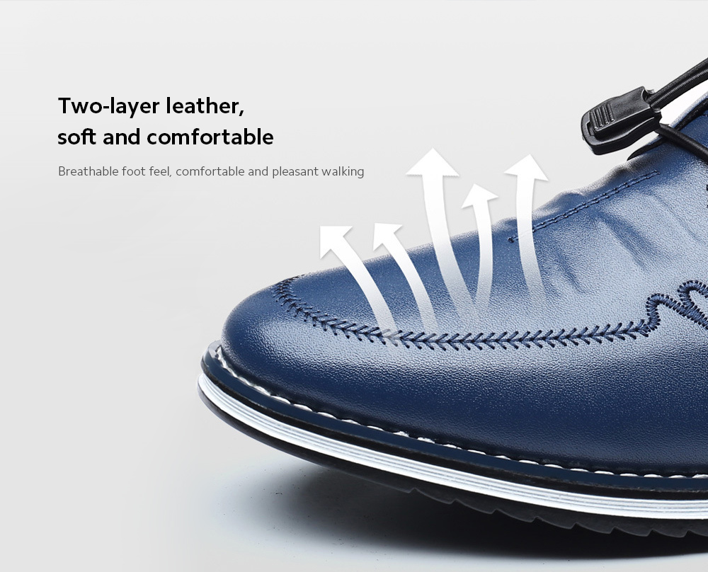 Men's Shoes Casual Leather Shoes upper Men's Shoes Casual Leather Shoes upper