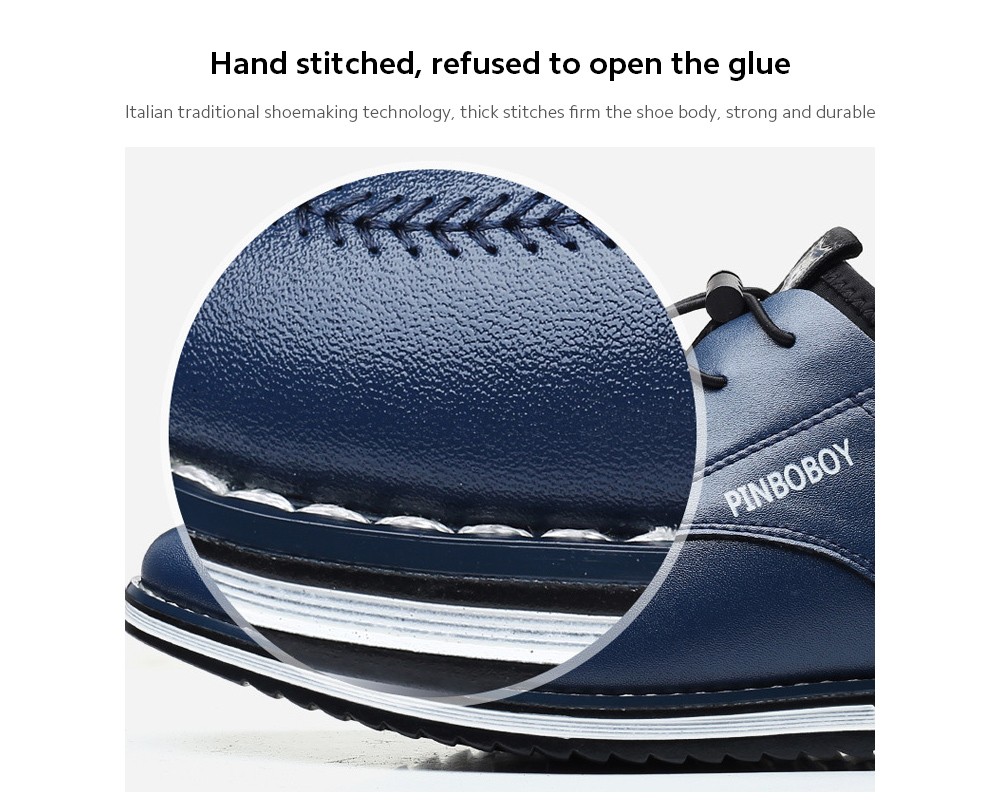 Men's Shoes Casual Leather Shoes Hand stitched Men's Shoes Casual Leather Shoes Hand stitched