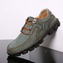 Casual Shoes - Handmade Leather Stitching Men's Large Size Shoes