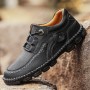 Casual Shoes - Handmade Leather Stitching Men's Large Size Shoes