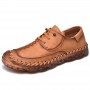 Casual Shoes - Men's Breathable Trend Peas Shoes Large Size Handmade Casual Shoes