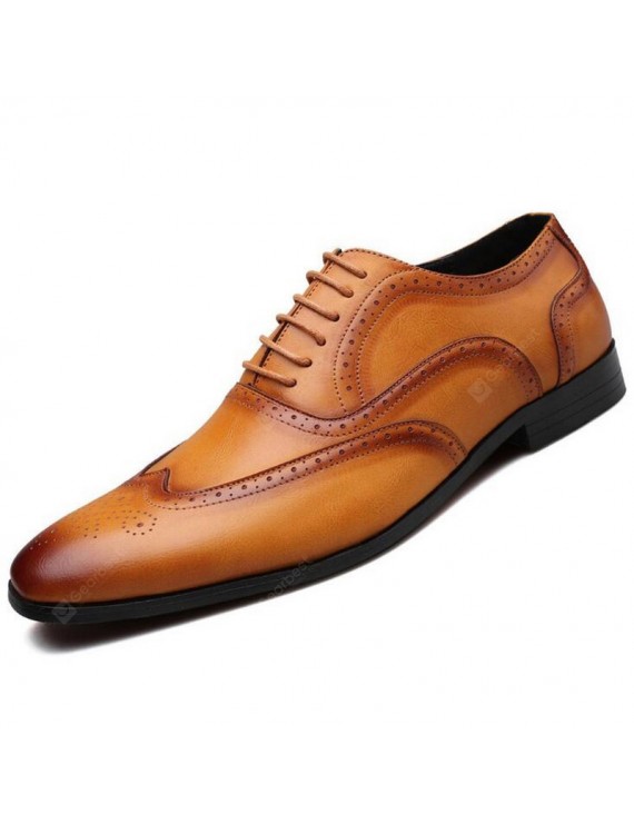 Casual Shoes - Men's Large Size Leather Shoes