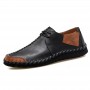 Casual Shoes - Men's Leather Breathable Lazy Casual Single Shoes