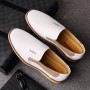 Loafers Men's Leather Slip-on Shoes British Comfortable Casual Leather Shoes