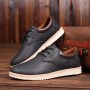 Flats & Loafers - Men Causal Shoes Lace-up Waterproof Shoes Tooling Shoes