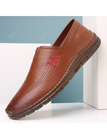 Men Shoes Casual Korean Style Sports Soft Leather Shoes Comfortable To Drive