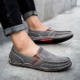 Flats & Loafers - Men's Casual Flat Canvas Shoes Breathable Lazy Pedal Cloth Shoes