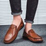 Flats & Loafers - Men's Leather Peas Shoes Lazy Trend