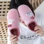 2020 Cute Cartoon Bear Waving Warm Cotton Slippers Couple Models Cotton Trailer Home Trailer