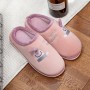 2020 Cute Cartoon Bear Waving Warm Cotton Slippers Couple Models Cotton Trailer Home Trailer