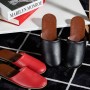 Men And Women Leather Slippers Neutral Slippers Korean Korean PU Leather Soles Tendon