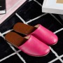 Men And Women Leather Slippers Neutral Slippers Korean Korean PU Leather Soles Tendon