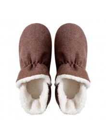The All-inclusive Winter Thick Soft Bottom Cotton Slippers With Non-slip Heel Men And Women Home Home Warm Plush Cotton Shoes Couple