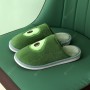 2020 Autumn And Winter Cartoon Cute Plush Cotton Slippers Men And Women Couple Home With Half A Pack With Warm Winter
