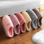 2020 Female Winter Home Cotton Slippers With Non-slip Men's Warm Autumn And Winter Month Of Heavy-bottomed Couple