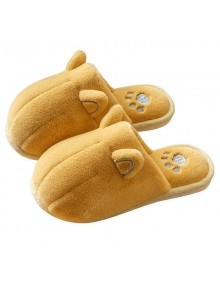 Catlike Woman Winter Home Cotton Slippers Couple Cute Cartoon Plush Home Warm Month Of Autumn And Winter Shoes Men