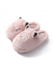 Home Home Home Cotton Slippers Female Winter Korean Cute Plush Thick Warm Cotton-padded Shoes Male Couple Month