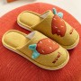Ms. Autumn And Winter Seasons Cotton Slippers Home Floor With Heavy-bottomed Non-slip Slippers Male Couple Warm Shoes Month