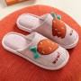 Ms. Autumn And Winter Seasons Cotton Slippers Home Floor With Heavy-bottomed Non-slip Slippers Male Couple Warm Shoes Month