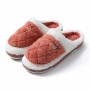Women Bag With Cotton Slippers Home In Autumn And Winter Home Warm Thick Crust Couple Anti-skid Slippers Male Winter Month