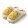 Women Bag With Cotton Slippers Home In Autumn And Winter Home Warm Thick Crust Couple Anti-skid Slippers Male Winter Month