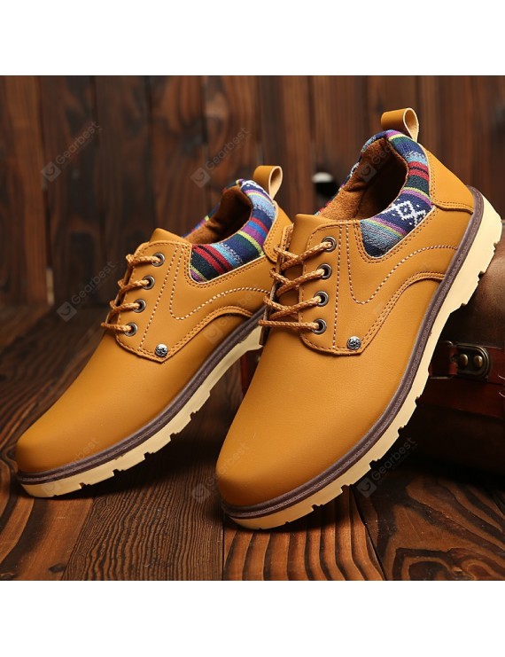 Autumn Men's Business Casual Shoes Waterproof Non-slip Shoes Low-top Men Shoes