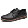 Dress Shoes - Breathable Men's Business Casual Lace-up Leather Shoes