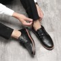 Dress Shoes - Breathable Men's Business Casual Lace-up Leather Shoes