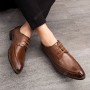 Dress Shoes - British Style Men's Lace-up Business Shoes Large Size
