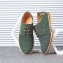 Dress Shoes - Business Casual Men's Matte Suede Shoes with Oxford Sole Male Shoes