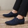 Men's Large Size Pointed Toe Korean Dress Casual Shoes