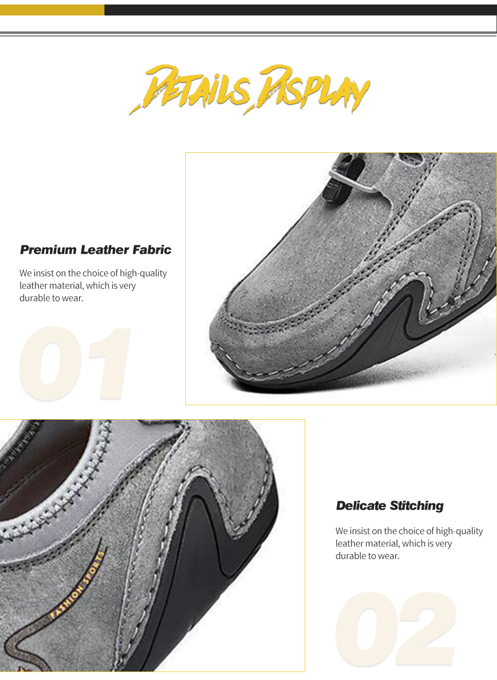 Men's Shoes Korean Version Of The Tide Shoes Men's Casual Shoes Trend One Foot Lazy Peas Shoes - Beige EU 40