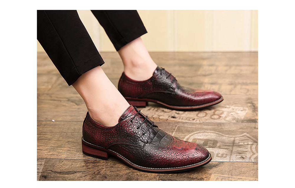 Large Size Men's Business Dress Shoes - Black EU 39 Products Show